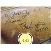 Image 2 : Babe Ruth "To Joe Jr. From-" Autographed Baseball Glove. Vintage 'Sporting Goods Bill Dickey Model'