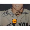 Image 2 : Mickey Mantle "No. 7" Autographed Photo.  Framed and Matted 26x21 Color Lithograph. Appraised or est