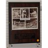 Image 1 : Joe DiMaggio Autographed Wood Wall Plaque. "Images of a Legend" Limited Edition of 1941,  #1037/1941