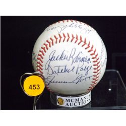 All-Star Autographed Baseball. Spalding Official National League Ball Bearing Signatures from: Mel O