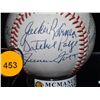 Image 2 : All-Star Autographed Baseball. Spalding Official National League Ball Bearing Signatures from: Mel O