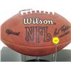 Image 3 : Jim Brown "HoF 71" Autographed Football. Wilson NFL/AFC/NFC Ball in Display Case. Appraised or estim