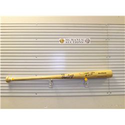 Pete Rose "#4256" Autographed Baseball Bat. Rawlings Big Stick Pro Model Bat. Appraised or estimated