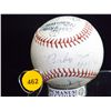 Image 1 : 1939 Hall of Fame Induction Ball. J. deBeer and Son Double Header Ball Autographed by: Connie Mack,