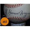 Image 7 : 1939 Hall of Fame Induction Ball. J. deBeer and Son Double Header Ball Autographed by: Connie Mack,