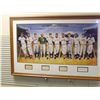 Image 1 : 500 Home Run Hitters Autographed Lithograph. Framed and Matted Lithograph Signed by: Ted Williams, F