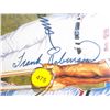 Image 3 : 500 Home Run Hitters Autographed Lithograph. Framed and Matted Lithograph Signed by: Ted Williams, F