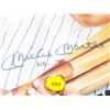 Image 2 : Mickey Mantle Autographed Print. Framed and Matted 17x26 Lithograph. Appraised or estimated retail v