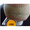 Image 3 : Christy Mathewson Autographed Baseball. Unlabeled, Red-Stitched Ball. Appraised or estimated retail