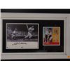 Image 1 : Ted Williams Display with Autographed Upper Deck Triple Crown Picture, and Commemorative "Legends of