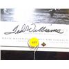 Image 2 : Ted Williams Display with Autographed Upper Deck Triple Crown Picture, and Commemorative "Legends of