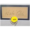 Image 2 : Framed and Matted Display With Babe Ruth Photo "The Pride of the Yankees", and  Babe Ruth and Lou Ge