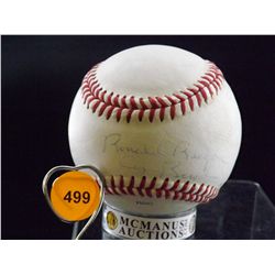 President Reagan and V.P. George H.W. Bush Autographed Baseball. Rawlings Official Babe Ruth League 