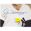 Image 2 : Joe DiMaggio Autographed Photo. Framed and Matted 12x20 Color Photo. Appraised or estimated retail v