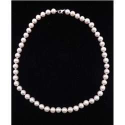 BEAUTIFUL CERTIFIED NATURAL FRESH WATER PEARL NECLACE