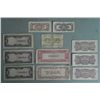 Image 2 : 11 Pcs Japanese Invasion Currency WWII Peso, Centavos