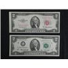 Image 1 : 2 Nice $2 Bills 1963-A Red Seal & 1976 L San Fran Note