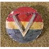 Image 1 : ORIGINAL WWI "V" FOR VICTORY HAND MADE WOODEN PIN