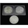 Image 1 : 3 Nice High Grade Dif Date Silver Peace Dollars 1922-24