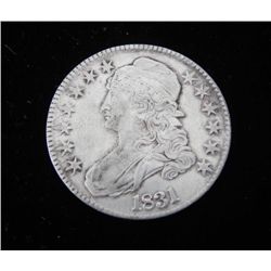 1831 US. Capped Bust Half Dollar Luster Very High Grade
