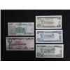 Image 2 : 5 Pcs Paper Currency Notes Zambia Small UNC, 50 Kwacha