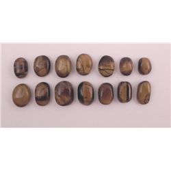 AMAZING 106.00 CTTW LOT NATURAL SHIMMERING TIGER EYE