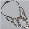 Image 1 : Hematite Earring/Necklace Set Natural Loops Design