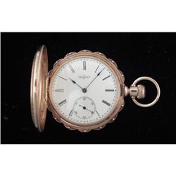 1884 Elgin 14K Gold Antique HC Pocket Watch
