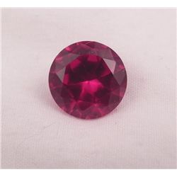 BRILLIANT SPARKLING RED 7.50 CT LAB CREATED RUBY