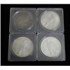 Image 3 : 4 Diff Date Silver Peace Dollars 1922, 23, 24, 25 -Nice