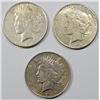 Image 1 : 1925-S, 1922, & 1923-S PEACE DOLLARS