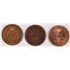 Image 2 : 1879 G, 1880 AU CLEANED & 1881 VF/XF INDIAN CENTS