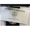 Image 2 : 1990 EISENHOWER CENTENNIAL PROOF COMMEMORATIVE SILVER DOLLAR IN ORIG PACKAGING