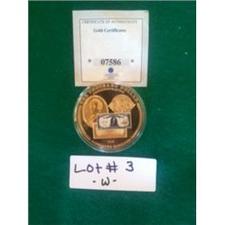 1907 $1,000 Alex Hamilton Gold Coin