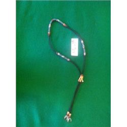 Leather & Beaded Hat band