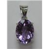 Image 1 : 2.30g Pendant of Amethyst Sterling Silver