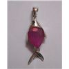 Image 1 : 2.04g Pendant of Ruby Sterling Silver