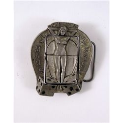 Hangover Nude Woman Magnetic Lighter Belt Buckle Prop