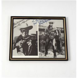 Lone Ranger Clayton Moore Autographed Photos
