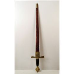 Lord Of The Rings Two Towers Sword & Sheath Prop