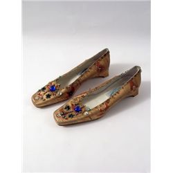 Mirror Mirror Jeweled Woman's Shoes Costume