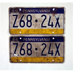 Prisoners Keller Dover (Hugh Jackman) License Plates