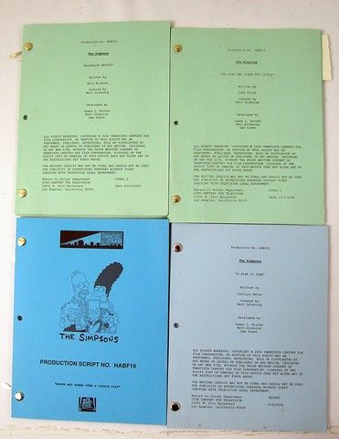 The Simpsons Production Scripts