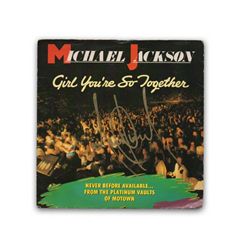 Michael Jackson Autographed Girl You Are So Together LP