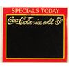 Image 1 : Coca Cola 5 cents Advertising Chalkboard Tin Sign