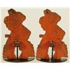 Image 2 : Pair of OSU Cowboy Cast Iron Door Stops / Bookends