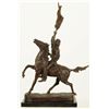 Image 2 : Frederick Remington Buffalo Signal Bronze Statue