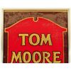Image 2 : Tom Moore Cigars Reverse Painted Glass Sign