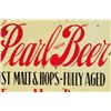 Image 6 : 1920s Pearl Near Beer Tin Prohibition Era Sign