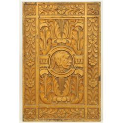Indian Motif Cast Iron Panel